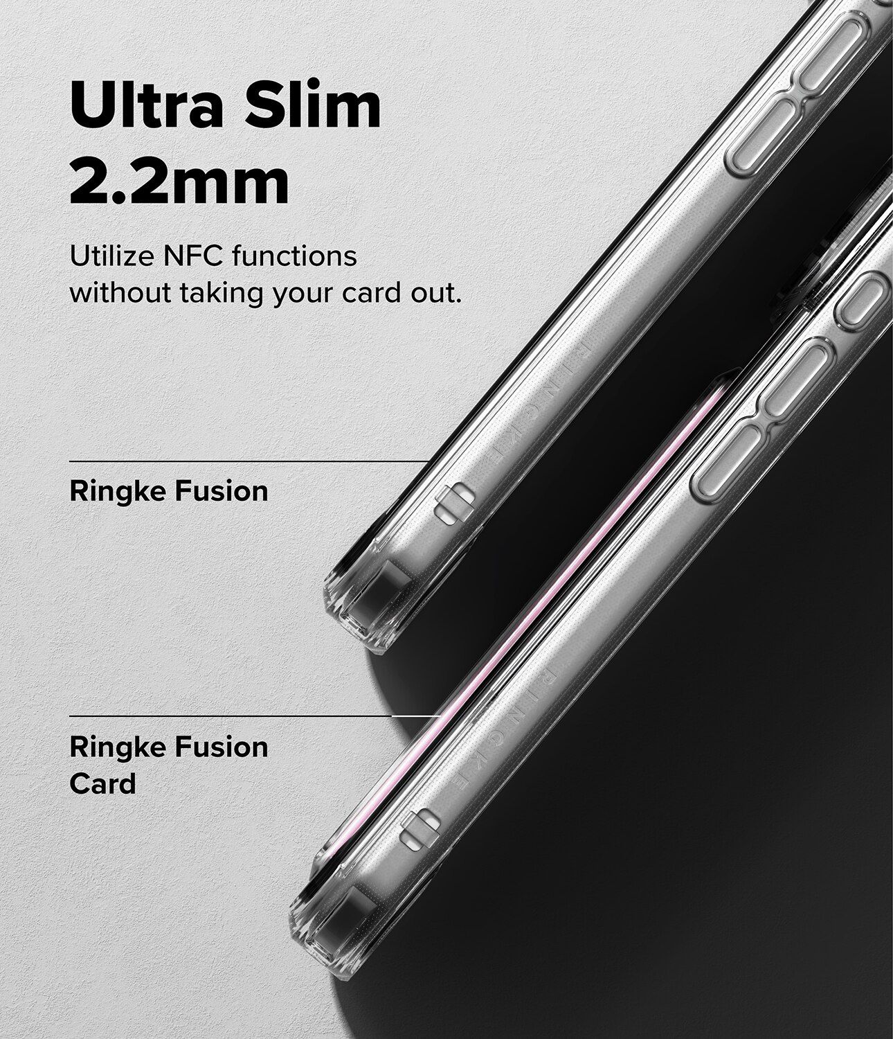 Funda Fusion Card iPhone 17 Pro Max Transparente