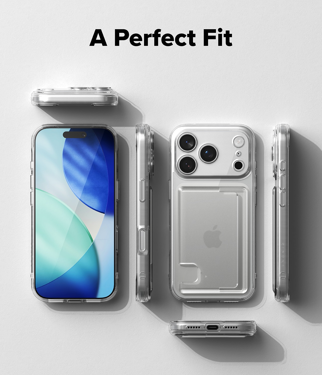 Funda Fusion Card iPhone 17 Pro Max Transparente
