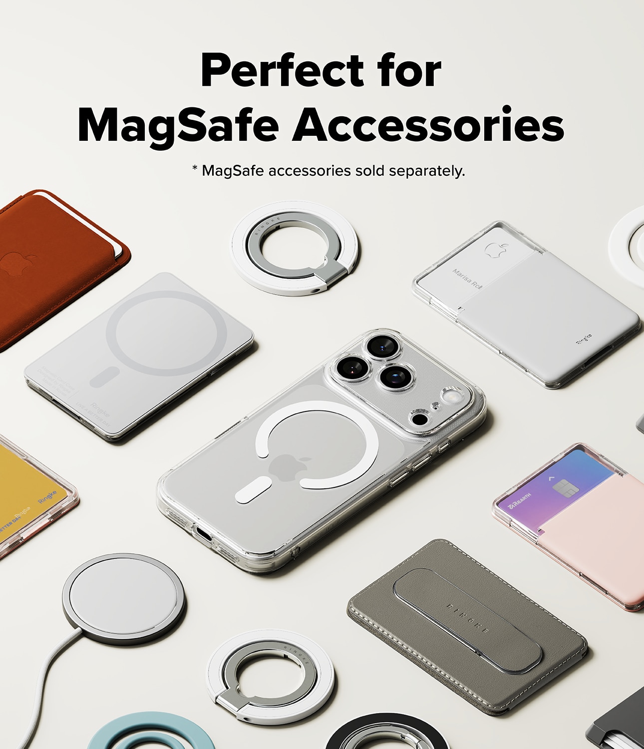 Funda Fusion Magnetic iPhone 17 Pro Max Transparente