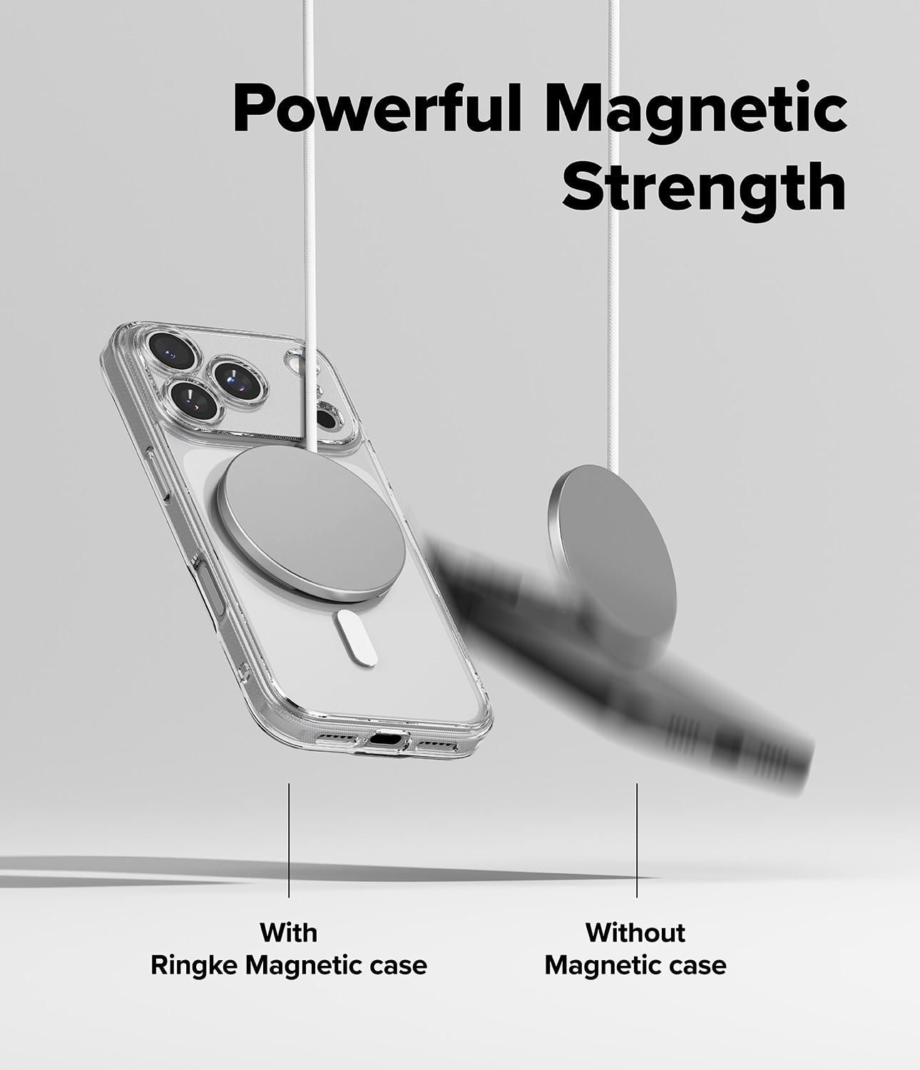 Funda Fusion Magnetic iPhone 17 Pro Max Transparente