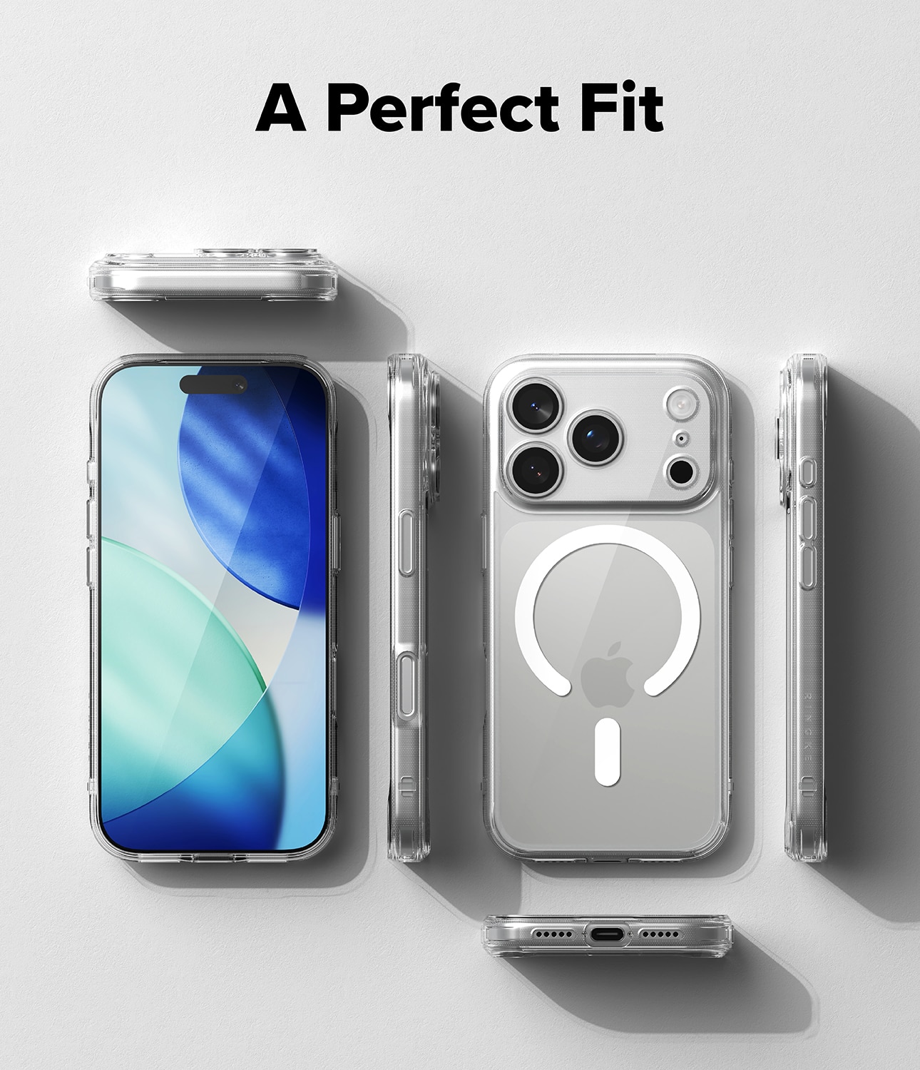 Funda Fusion Magnetic iPhone 17 Pro Max Transparente