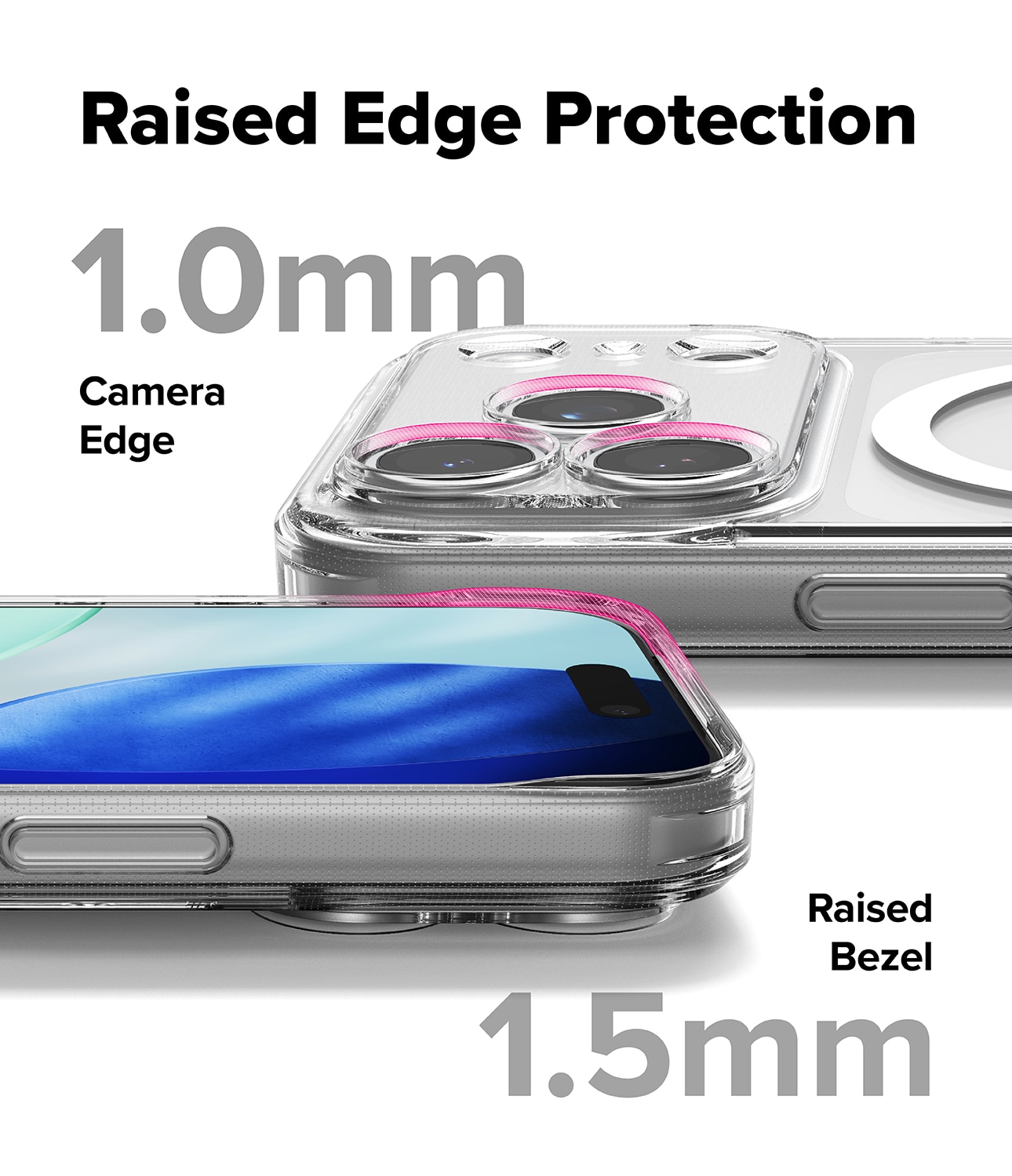 Funda Fusion Magnetic iPhone 17 Pro Max Transparente
