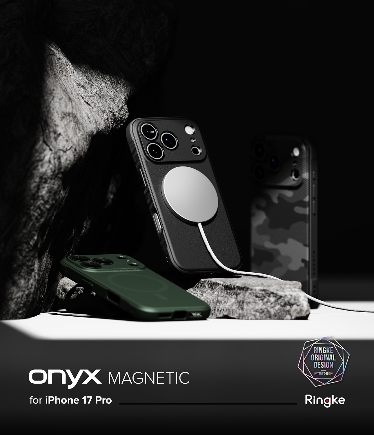 Funda Onyx Magnetic iPhone 17 Pro Max Dark Green