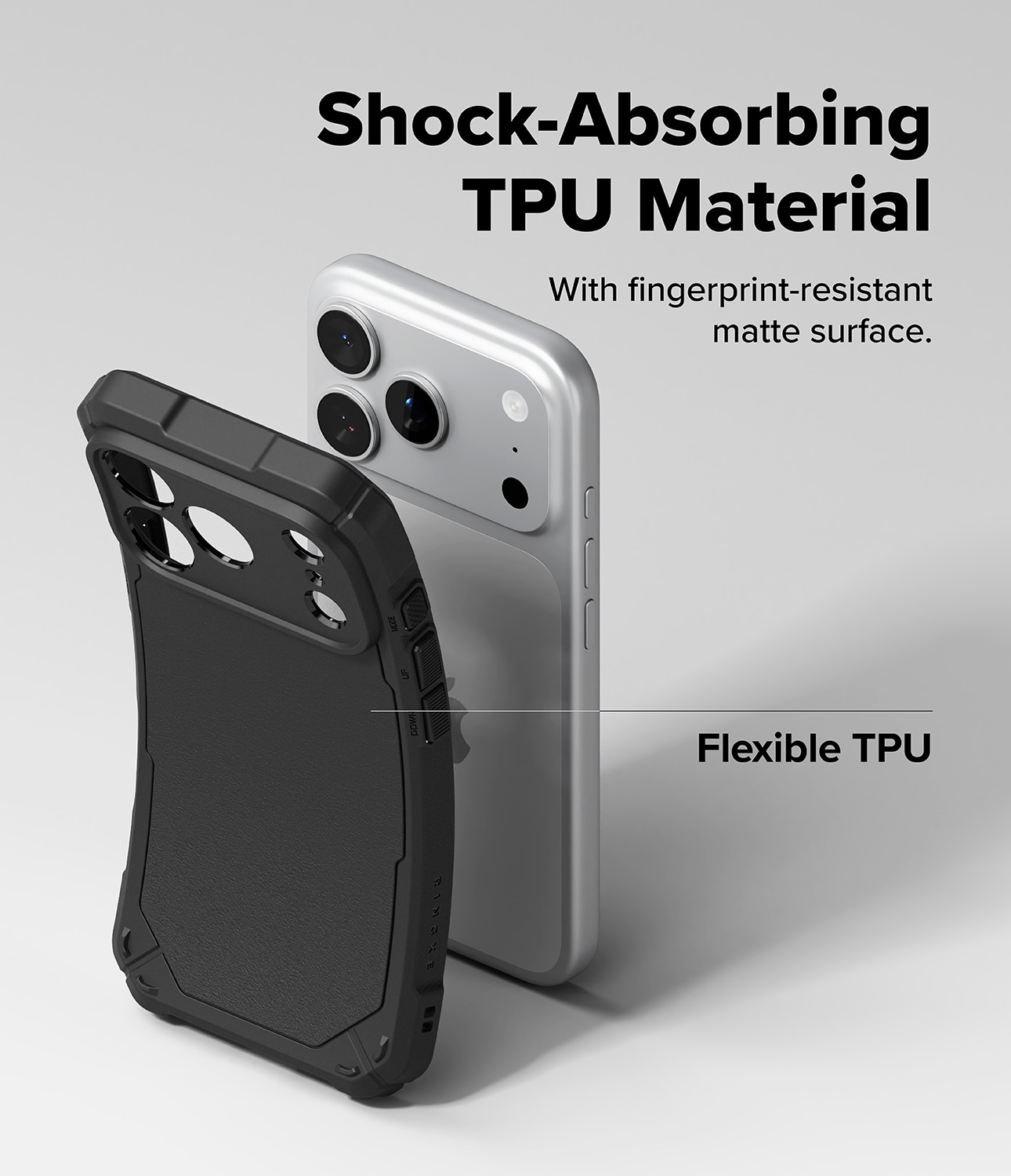 Rugged Gear Magnetic Funda iPhone 17 Pro Black