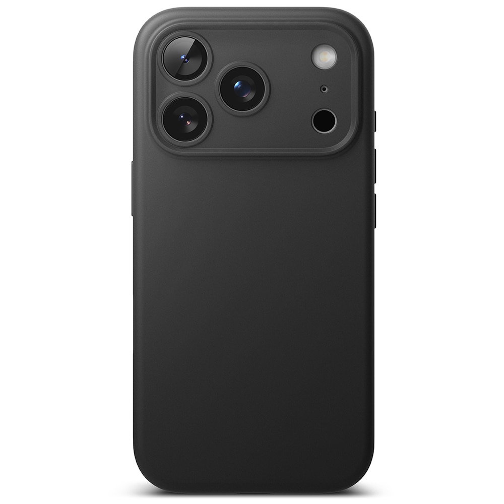 Silicone Magnetic Funda iPhone 17 Pro Max Black