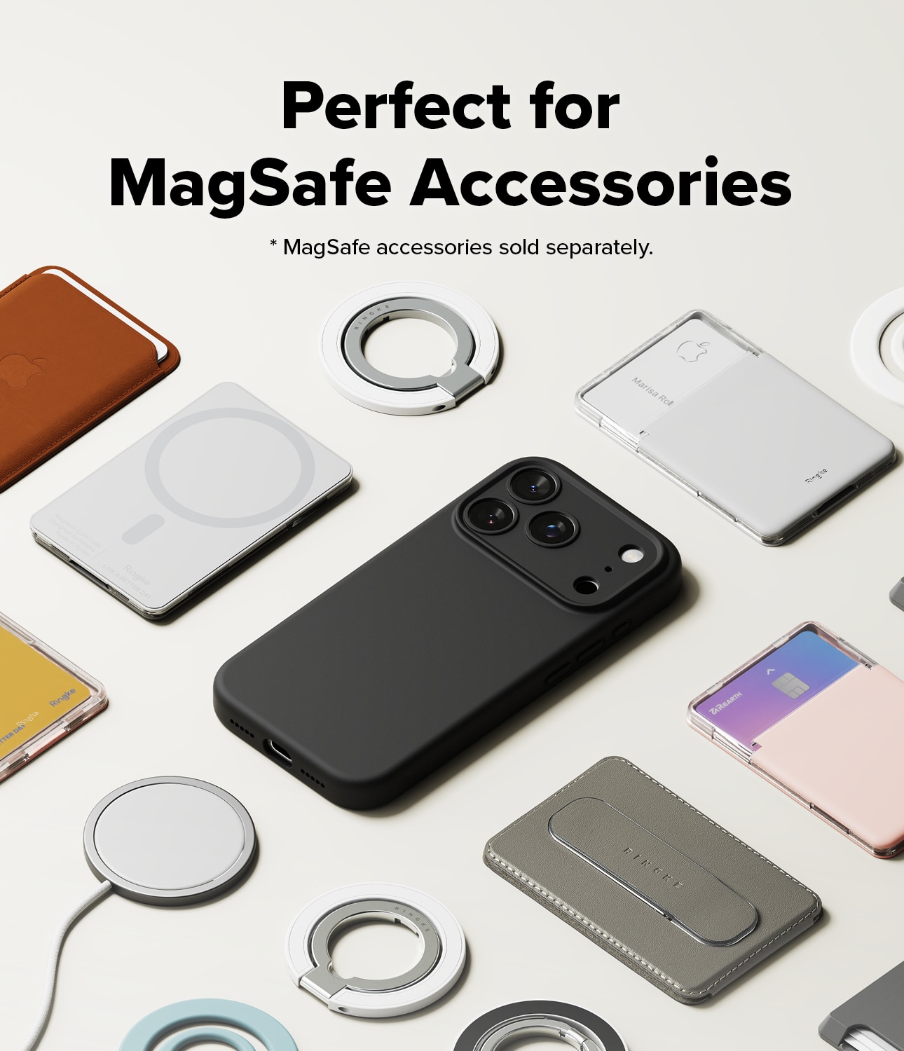Silicone Magnetic Funda iPhone 17 Pro Max Black
