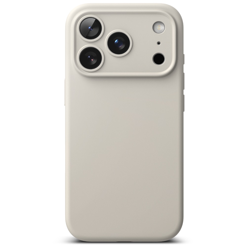 Silicone Magnetic Funda iPhone 17 Pro Max Stone
