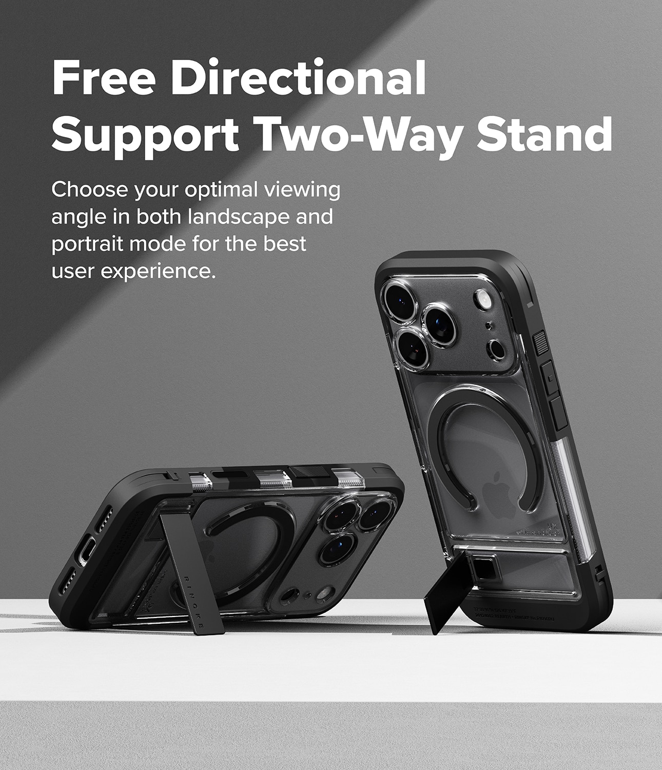Funda UX Magnetic iPhone 17 Pro Smoke Black