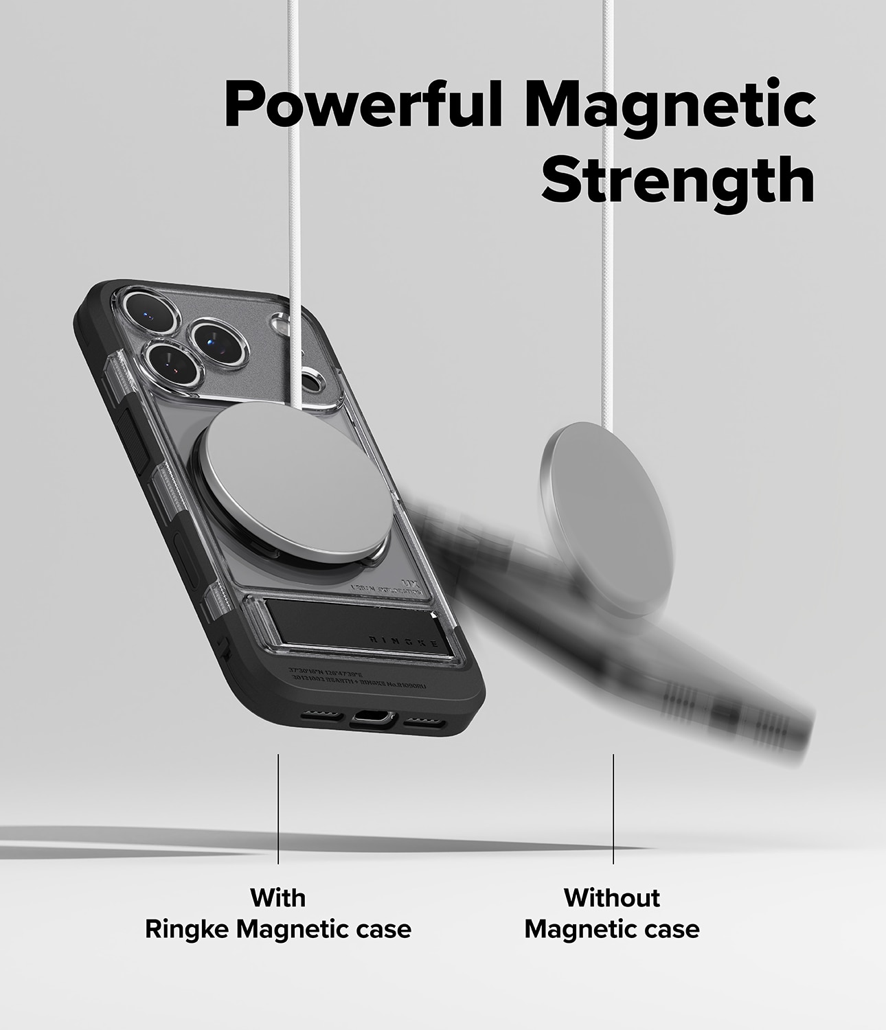 Funda UX Magnetic iPhone 17 Pro Smoke Black