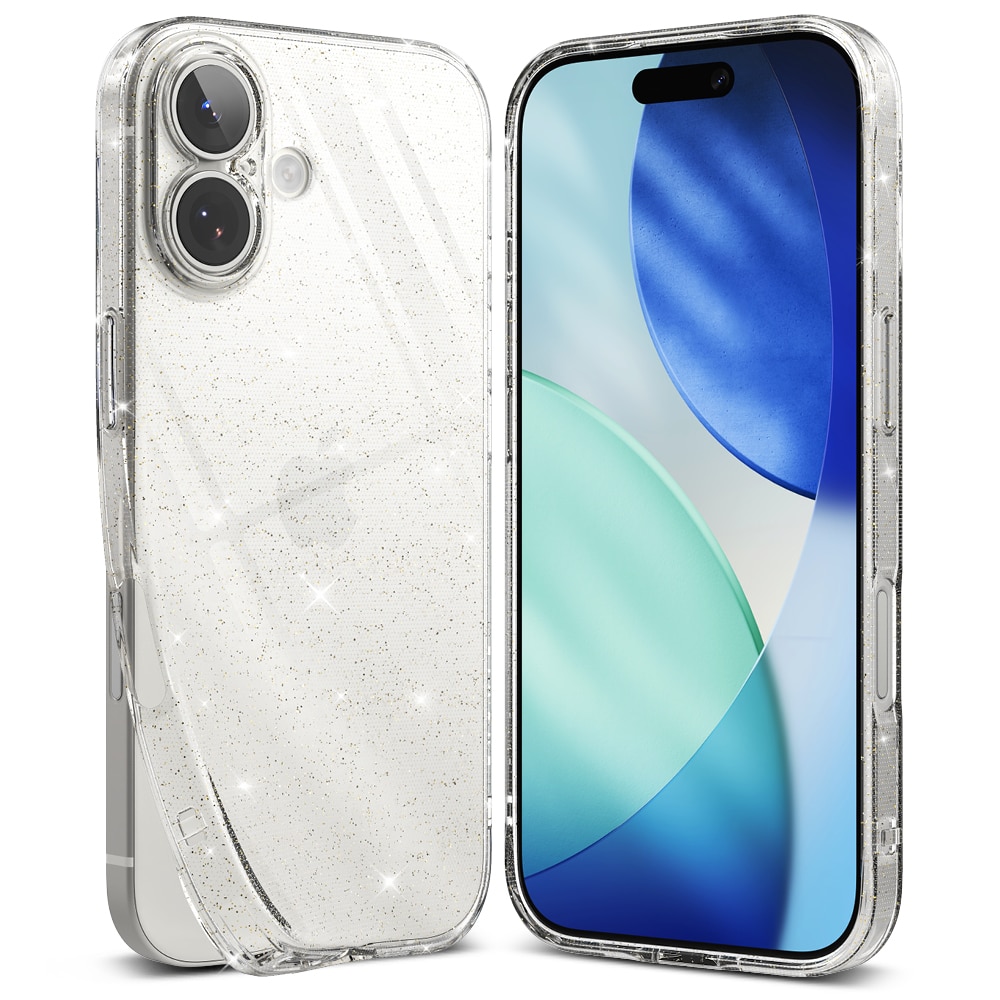 Funda Air iPhone 17 Glitter Clear