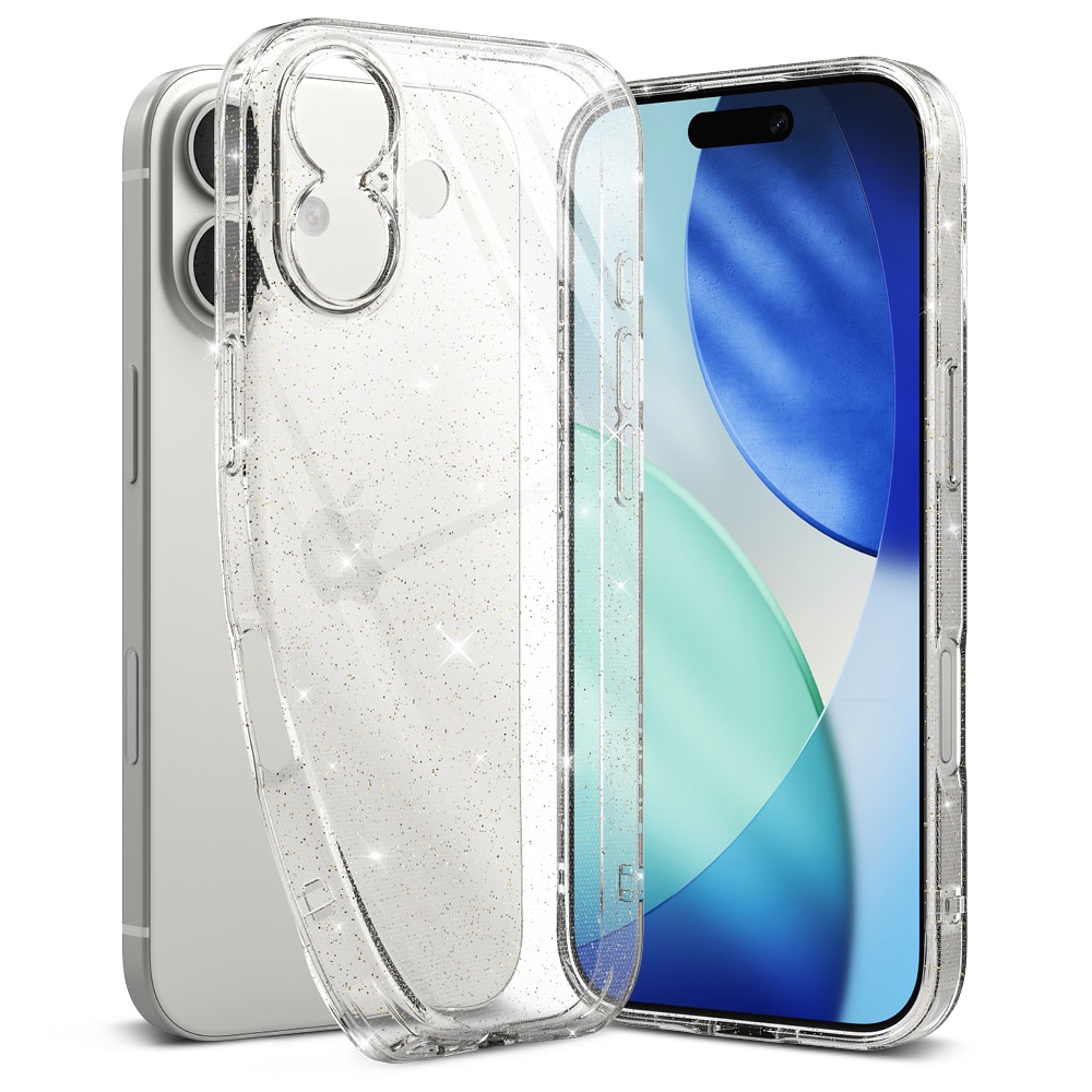 Funda Air iPhone 17 Glitter Clear