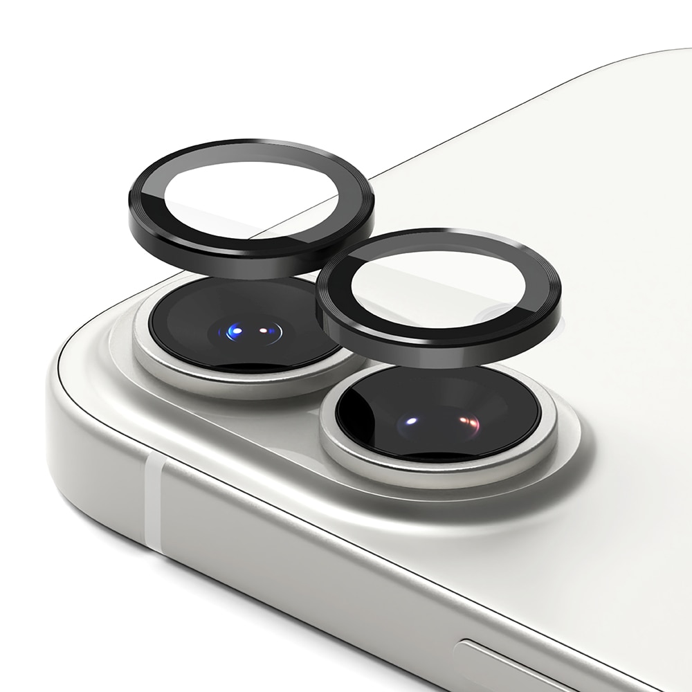 Camera Lens Frame Glass (2 piezas) iPhone 17 Black