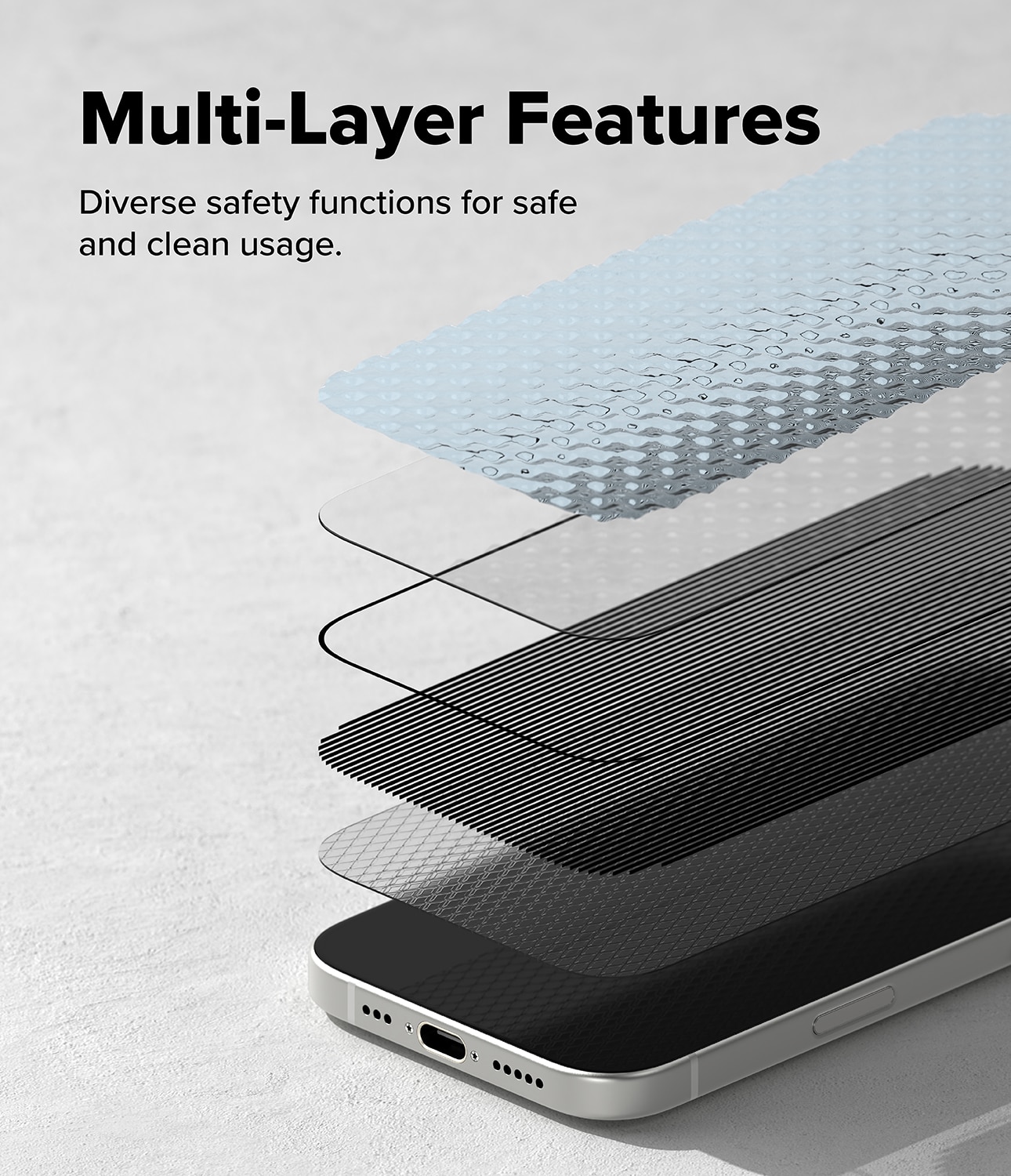 Easy Slide Privacy Glass (2 piezas) iPhone 17
