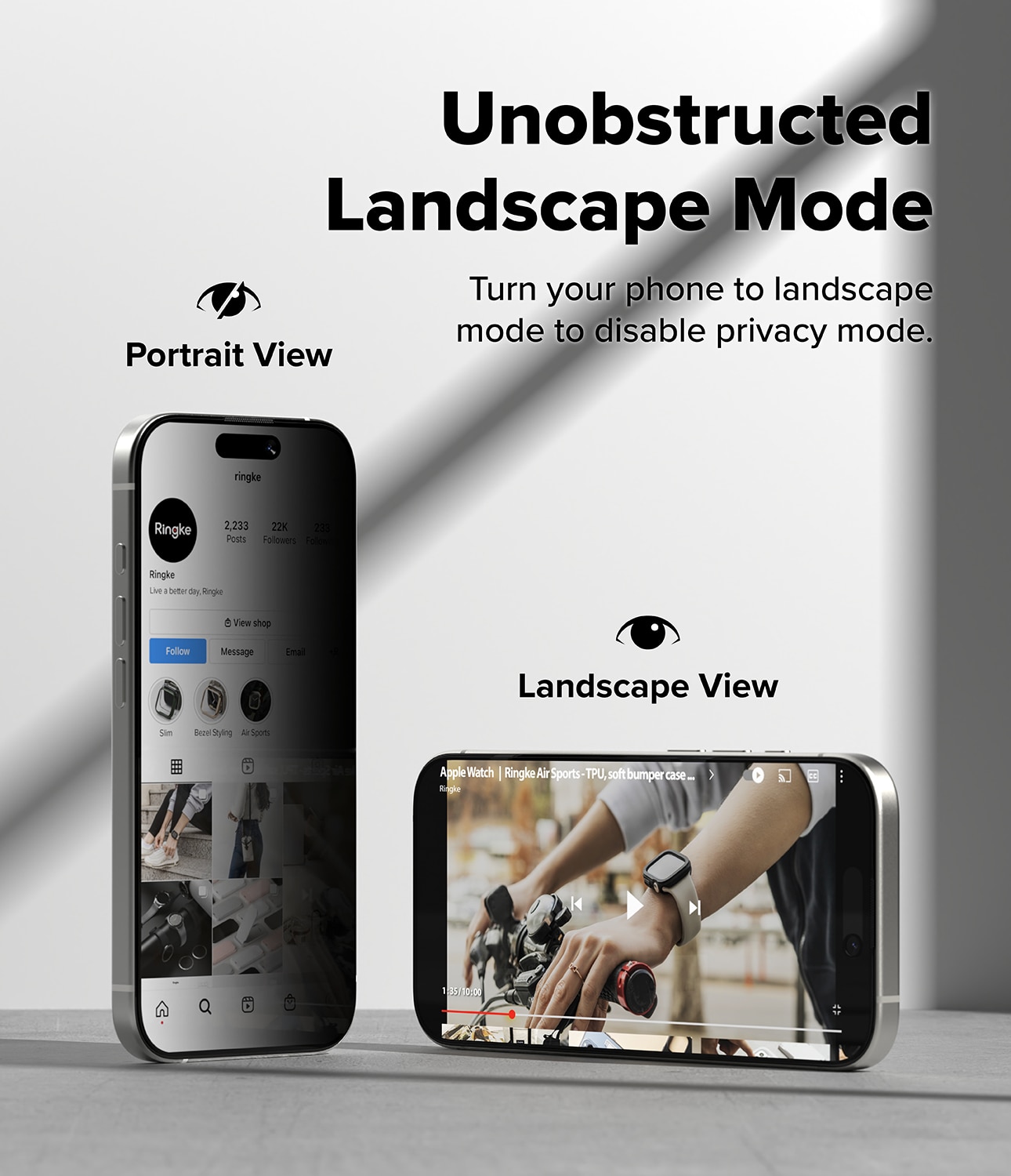 Easy Slide Privacy Glass (2 piezas) iPhone 17