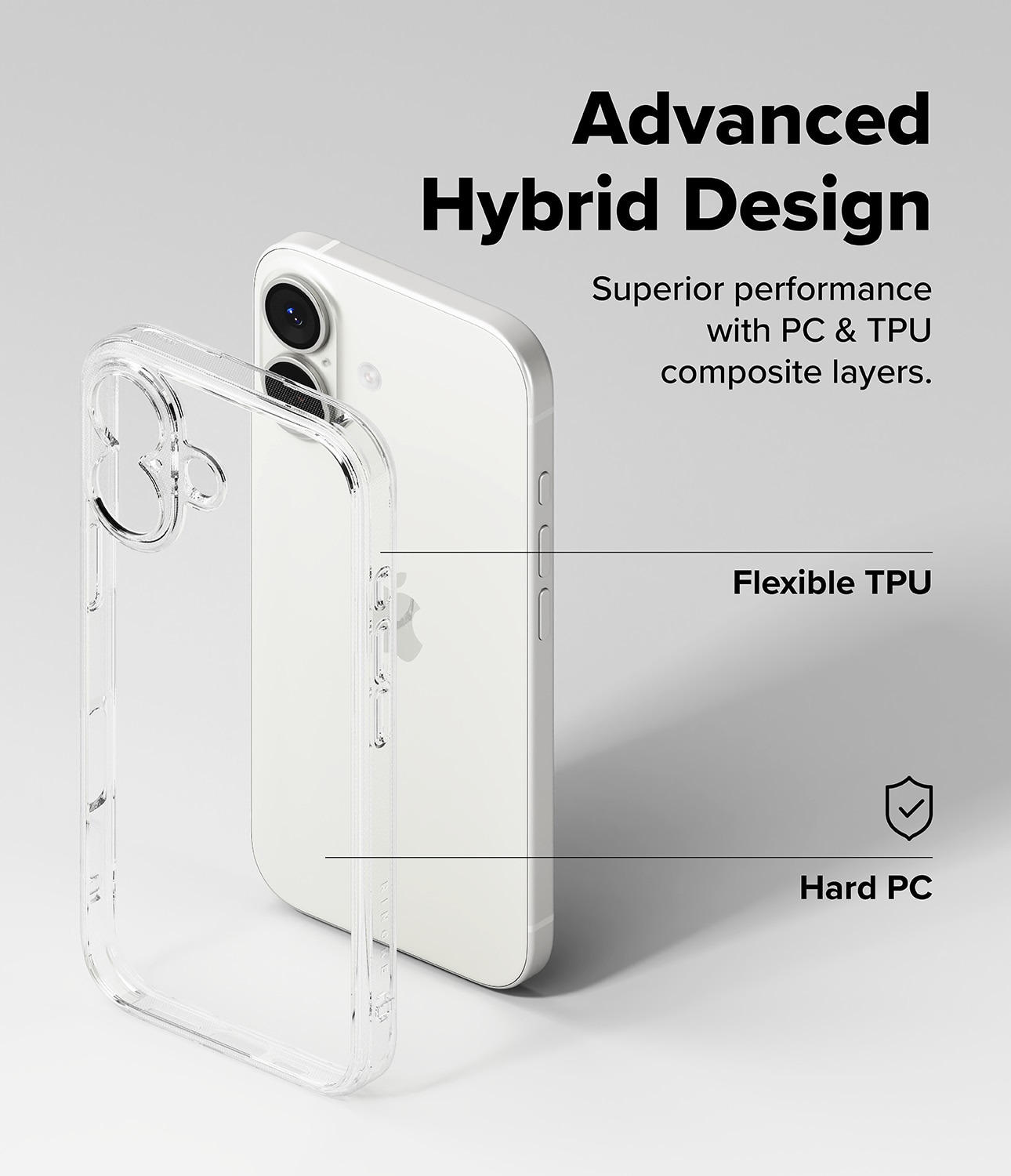 Funda Fusion iPhone 17 Clear