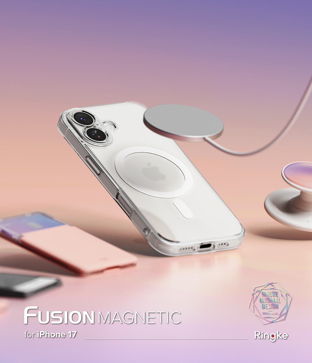 Funda Fusion Magnetic iPhone 17 Transparente