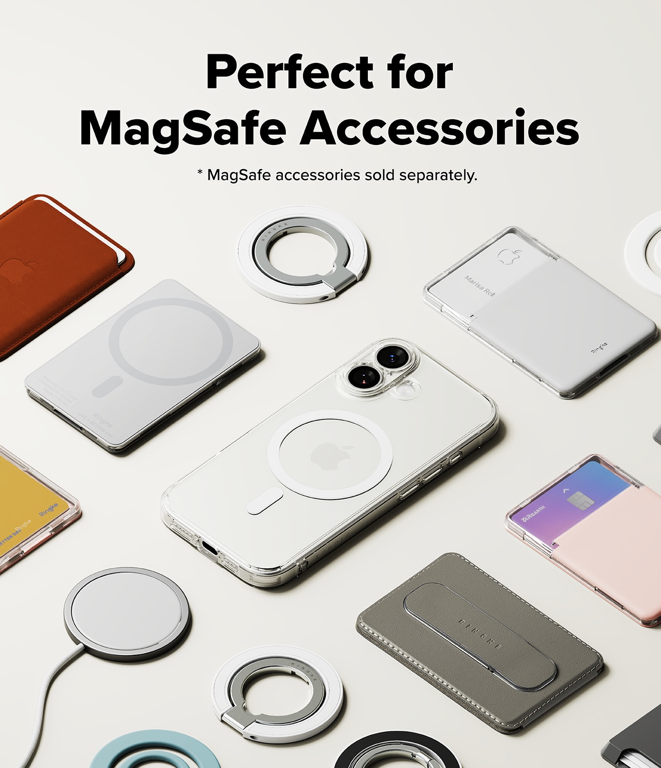 Funda Fusion Magnetic iPhone 17 Transparente