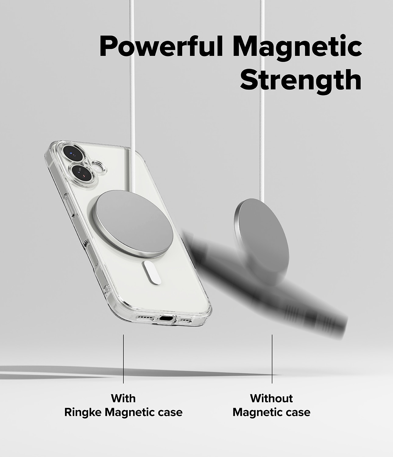 Funda Fusion Magnetic iPhone 17 Transparente