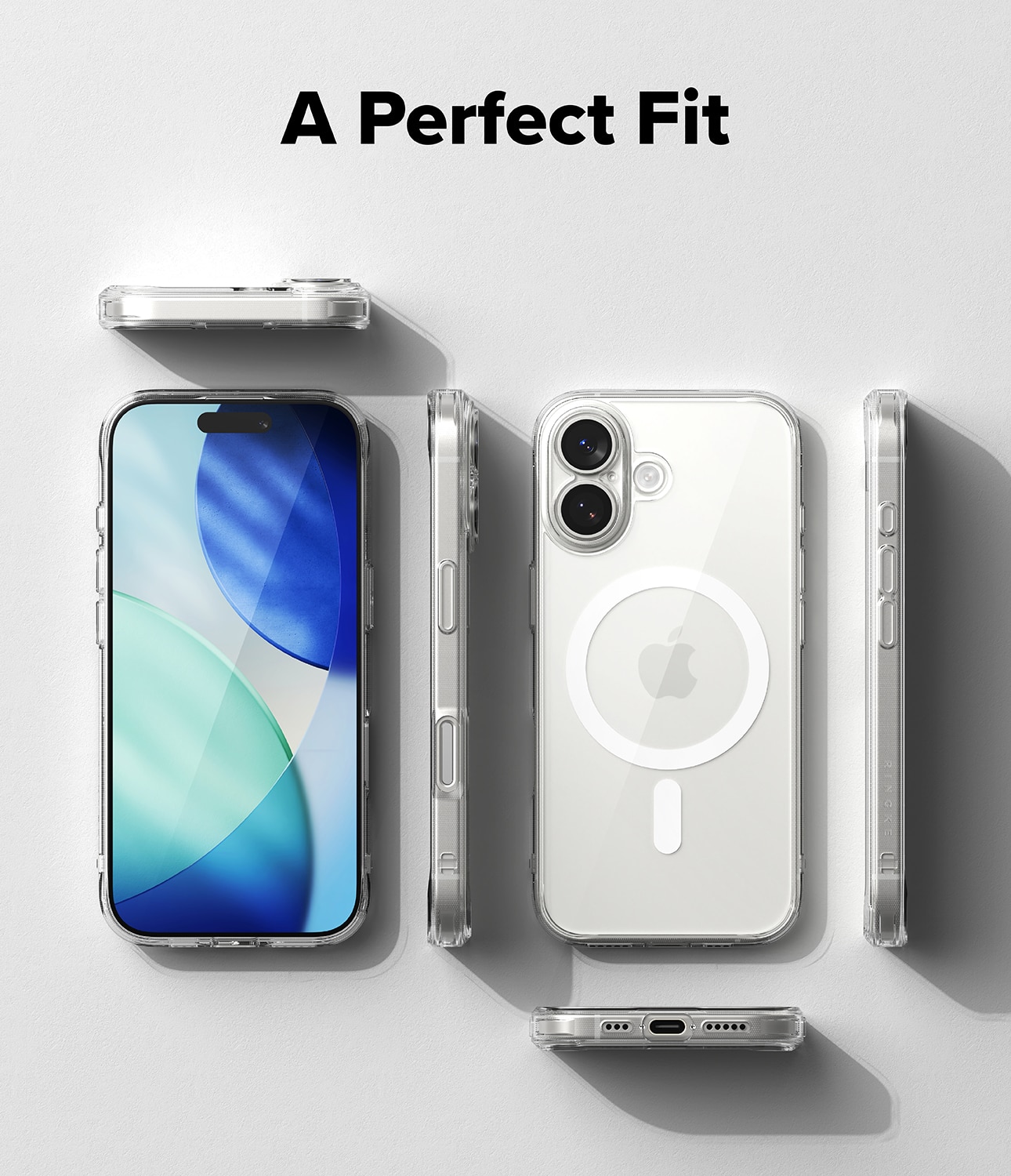 Funda Fusion Magnetic iPhone 17 Transparente