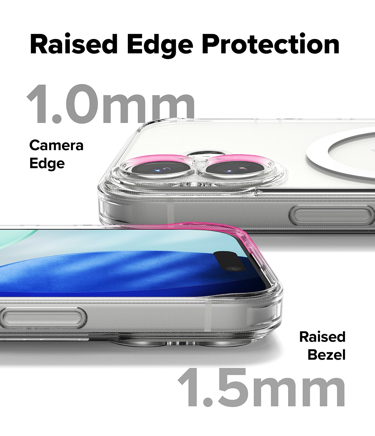 Funda Fusion Magnetic iPhone 17 Transparente