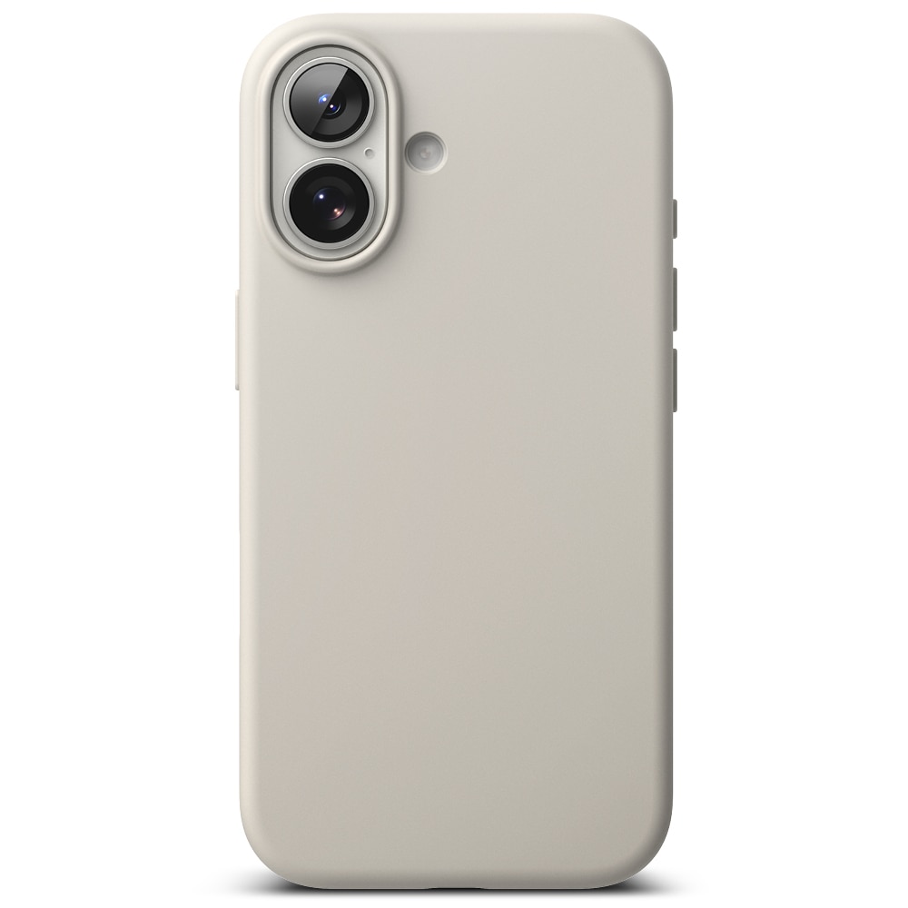 Silicone Magnetic Funda iPhone 17 Stone