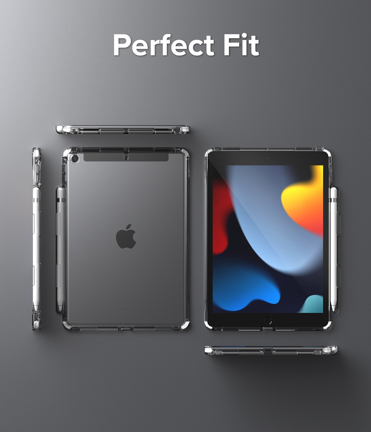 Funda Fusion Plus iPad 10.2 7th Gen (2019) White/Lime Glow