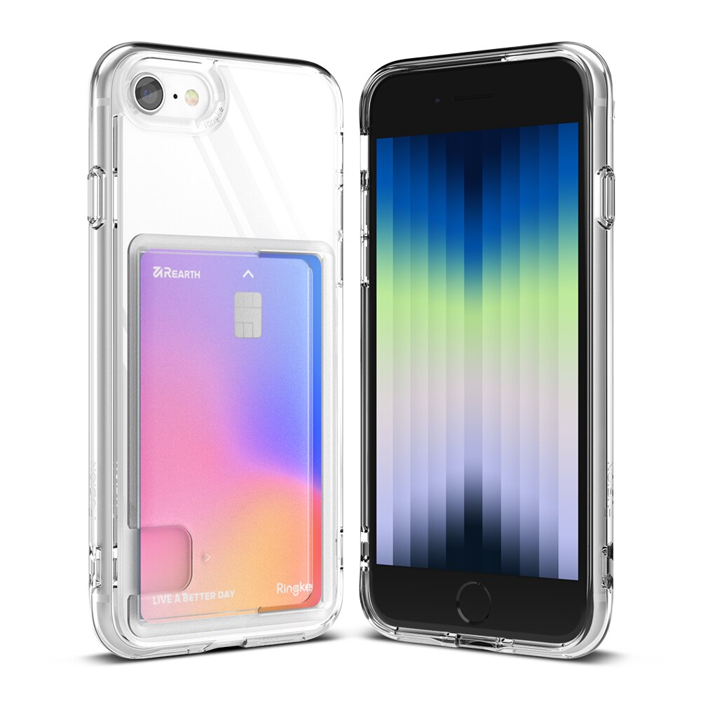 Funda Fusion Card iPhone SE (2020) Transparente