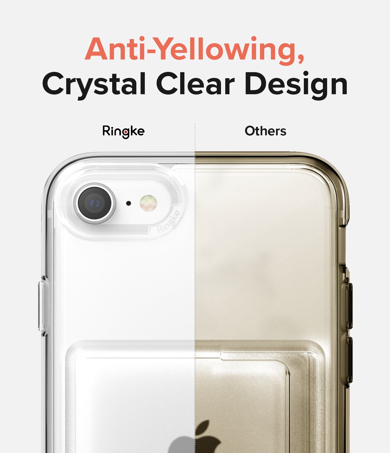 Funda Fusion Card iPhone SE 2022 transparente