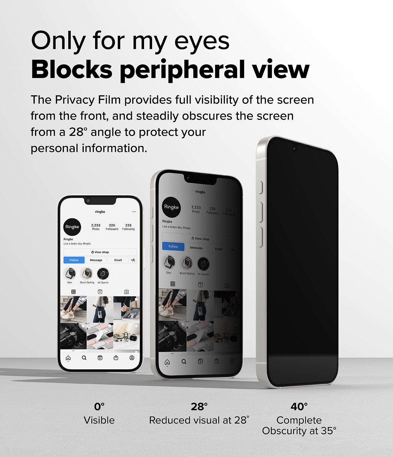 Easy Slide Privacy Glass (2 piezas) iPhone 13 Pro