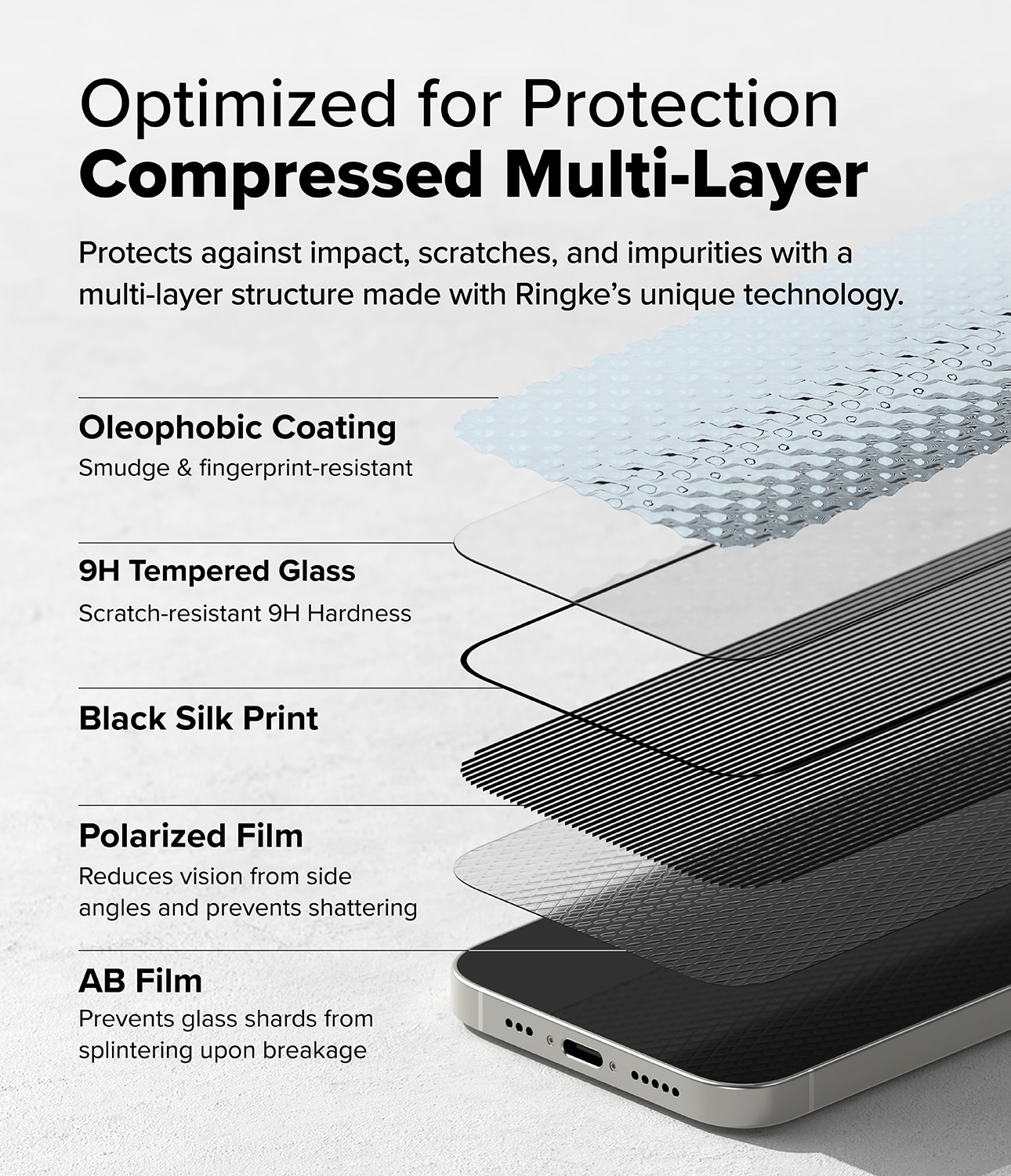 Easy Slide Privacy Glass (2 piezas) iPhone 13 Pro