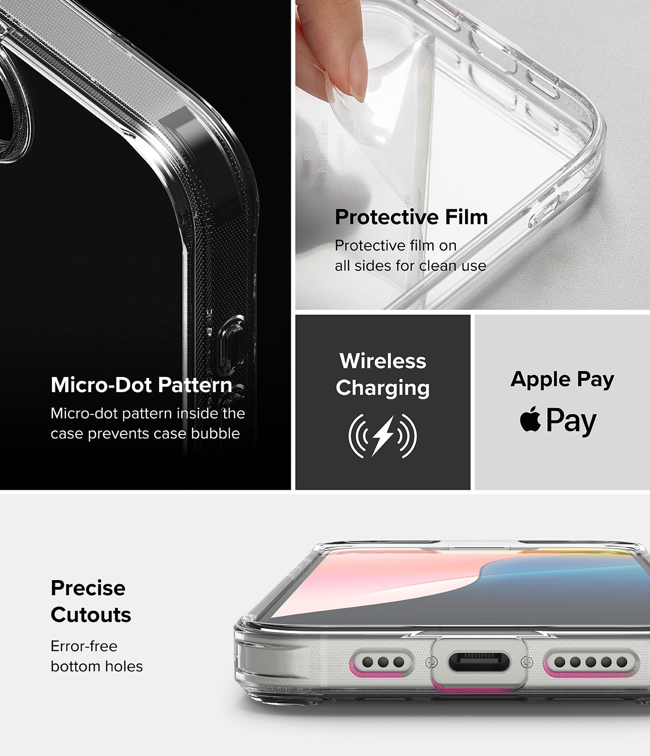 Funda Fusion iPhone 16e Clear