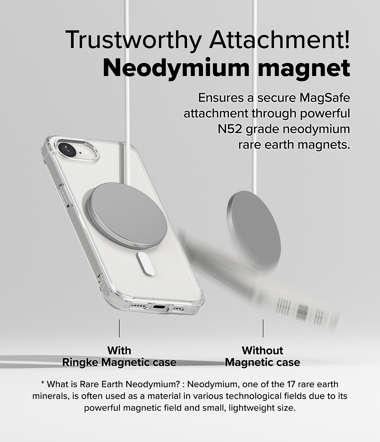 Funda Fusion Magnetic iPhone 16e Transparente