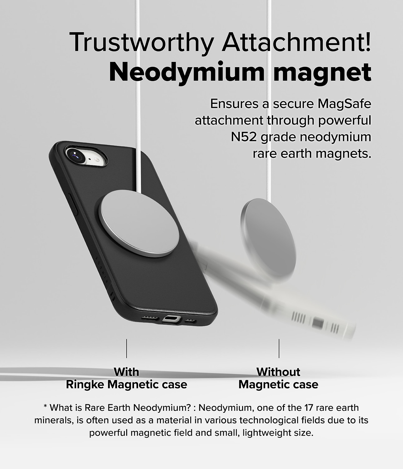 Funda Onyx Magnetic iPhone 16e Black