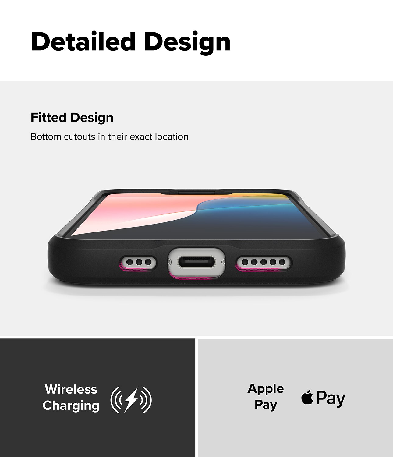 Funda Onyx Magnetic iPhone 16e Black