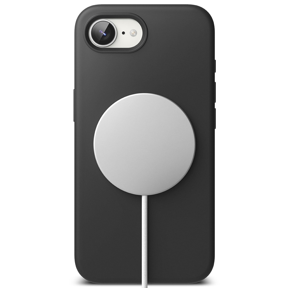Silicone Magnetic Funda iPhone 16e Black