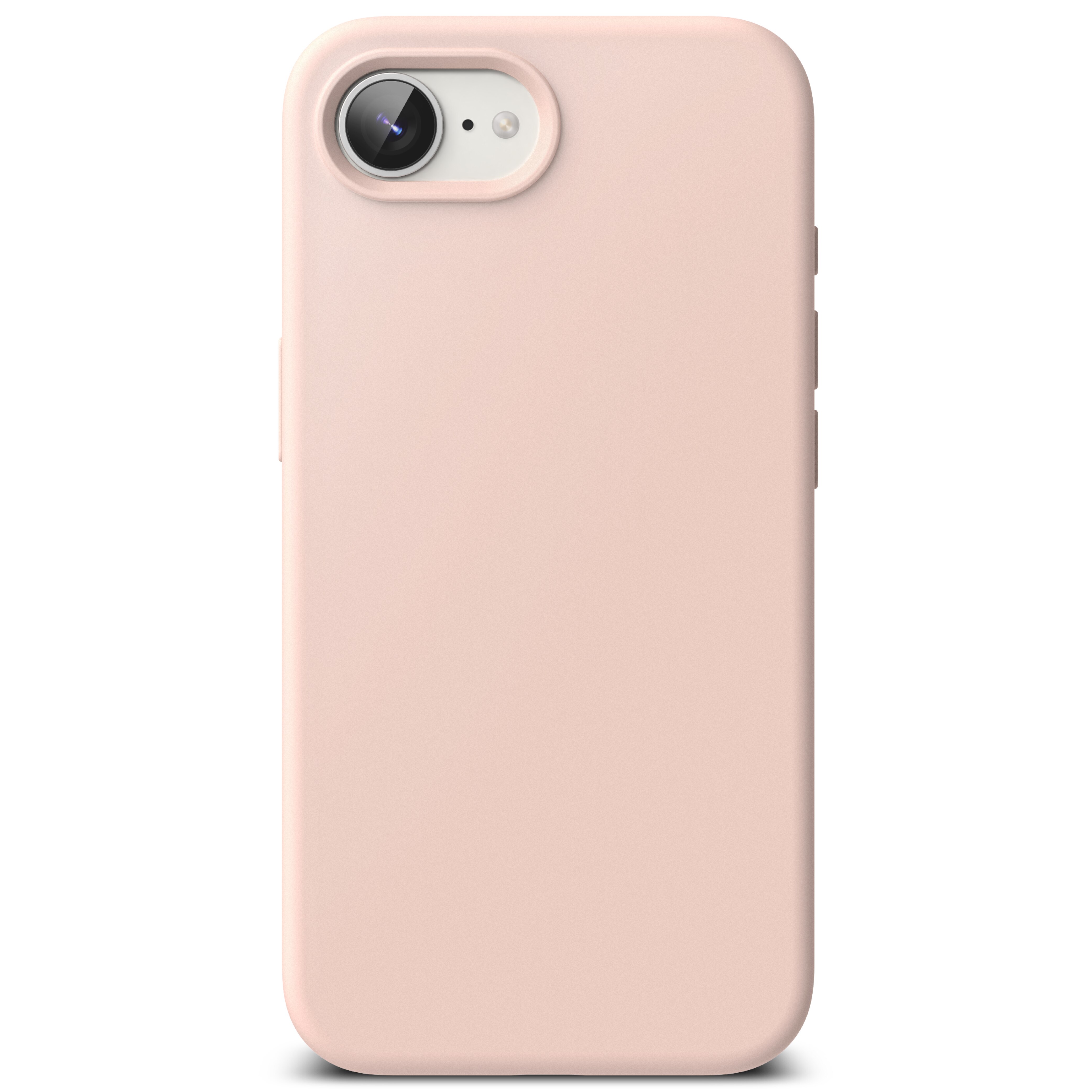 Silicone Magnetic Funda iPhone 16e Pink Sand