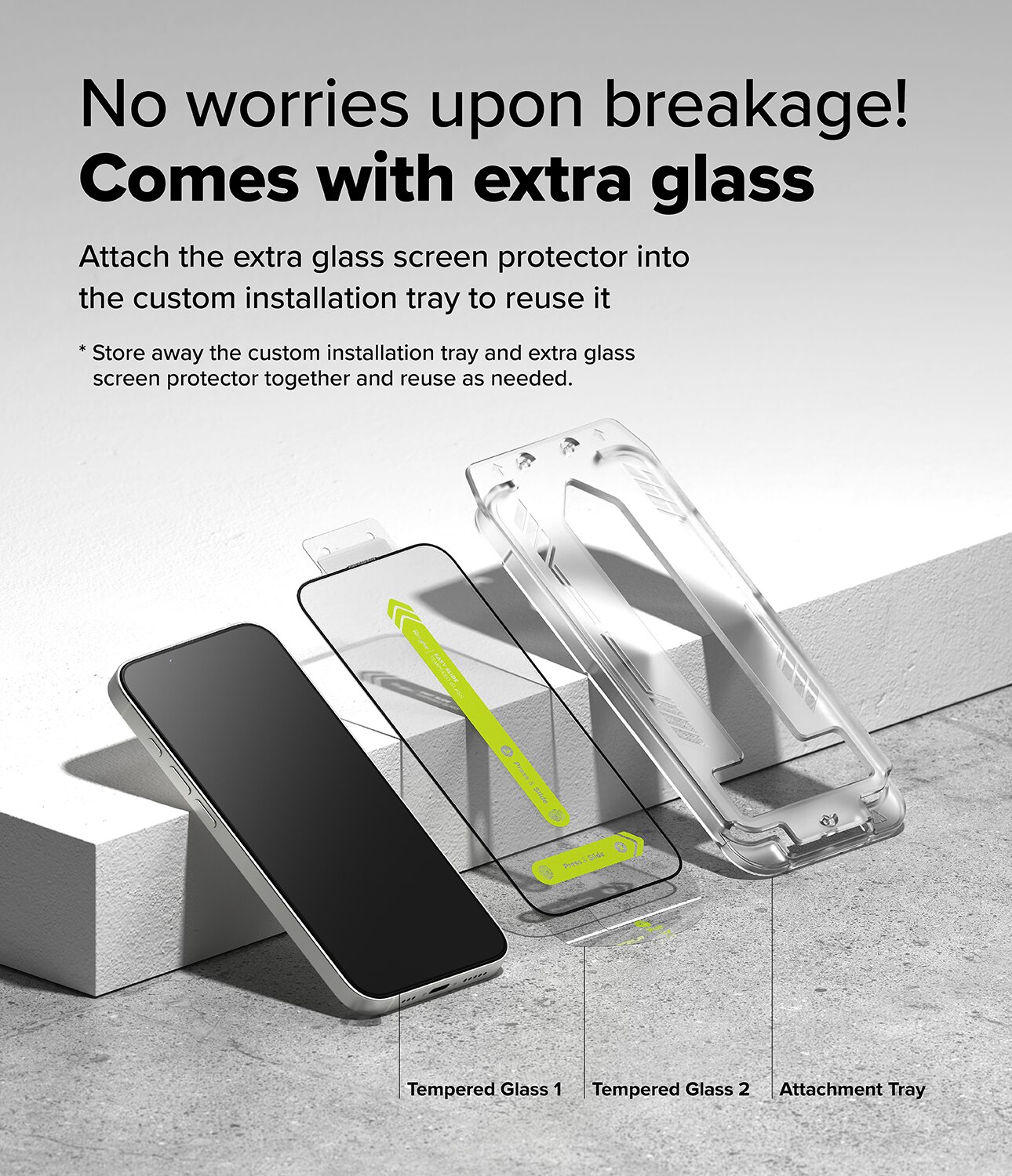 Easy Slide Glass (2 piezas) iPhone 16e