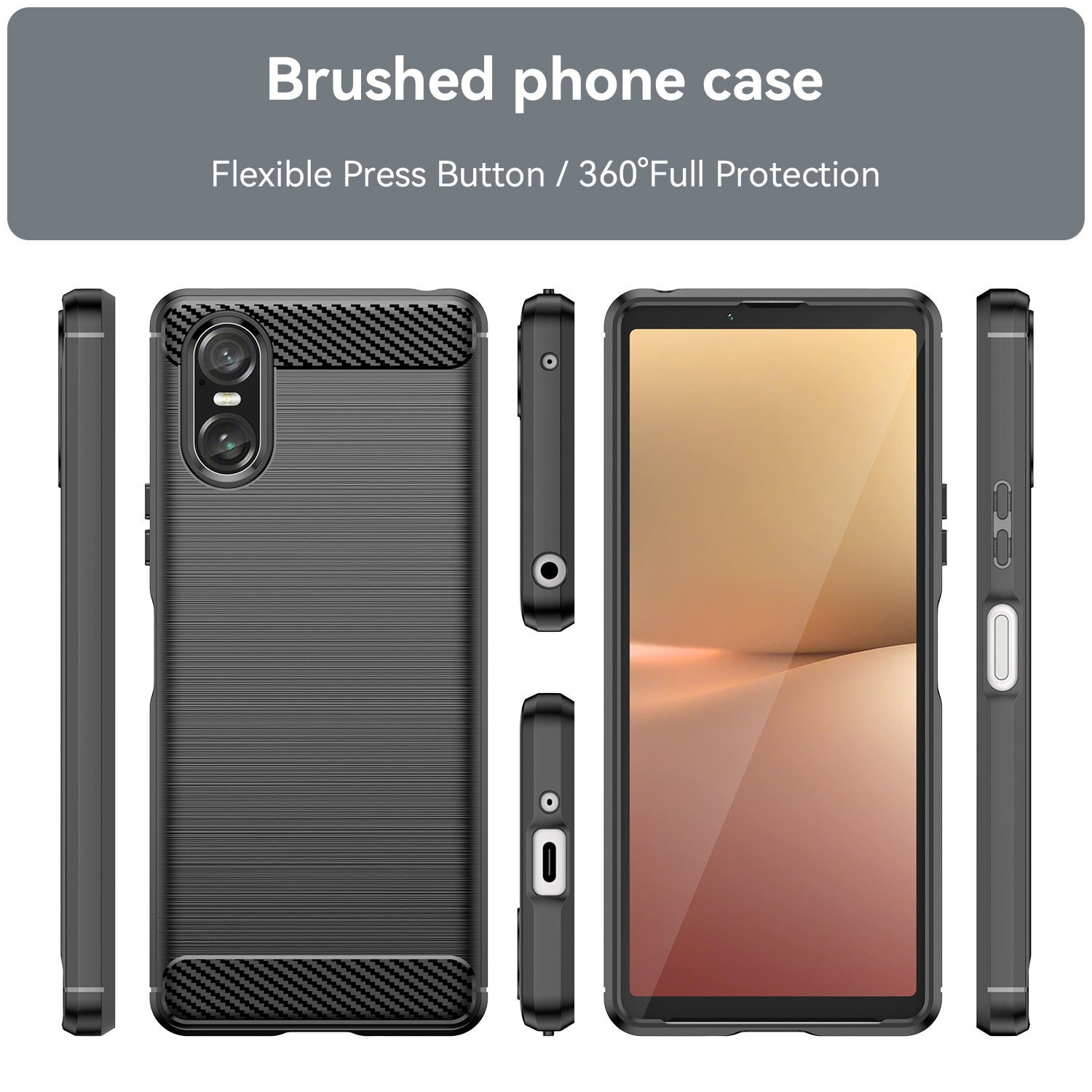 Funda TPU Brushed Sony Xperia 10 VI [F