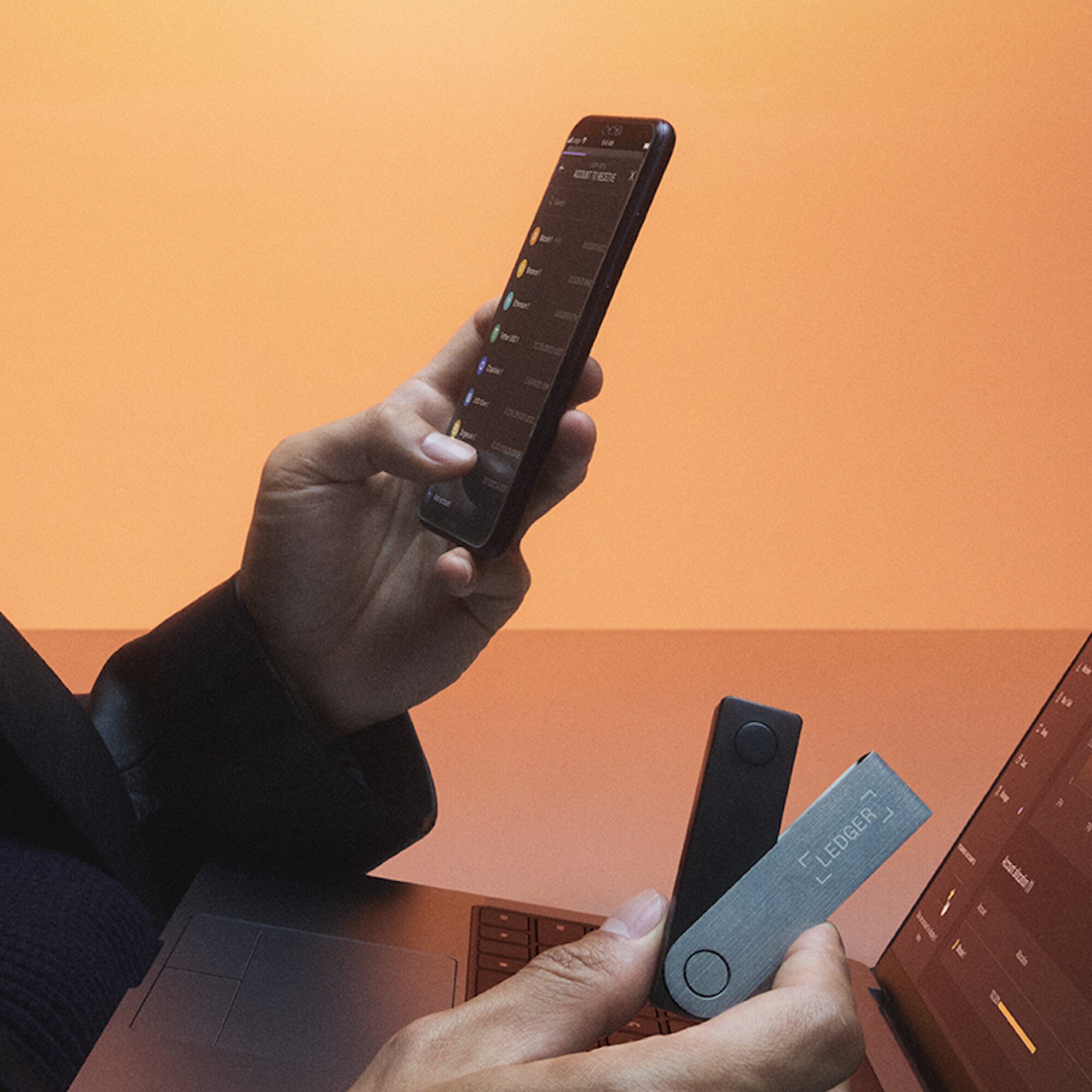Nano X Crypto Hardware Wallet Oro