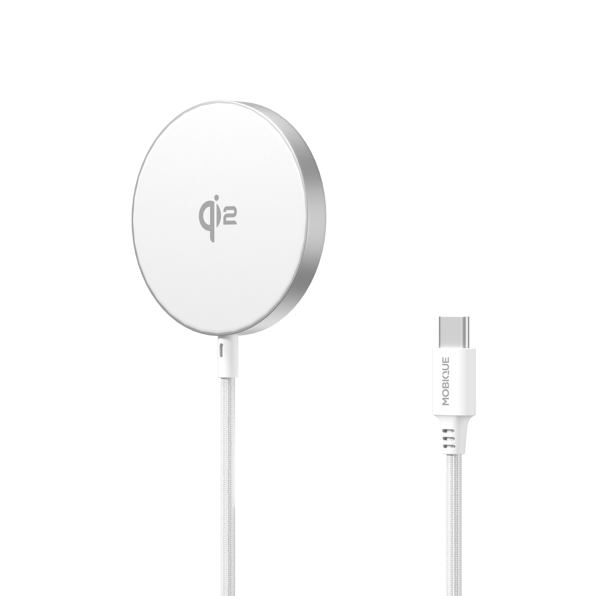 Apple iPhone 13 Qi2 Cargador Inalámbrico Magnético 15W blanco