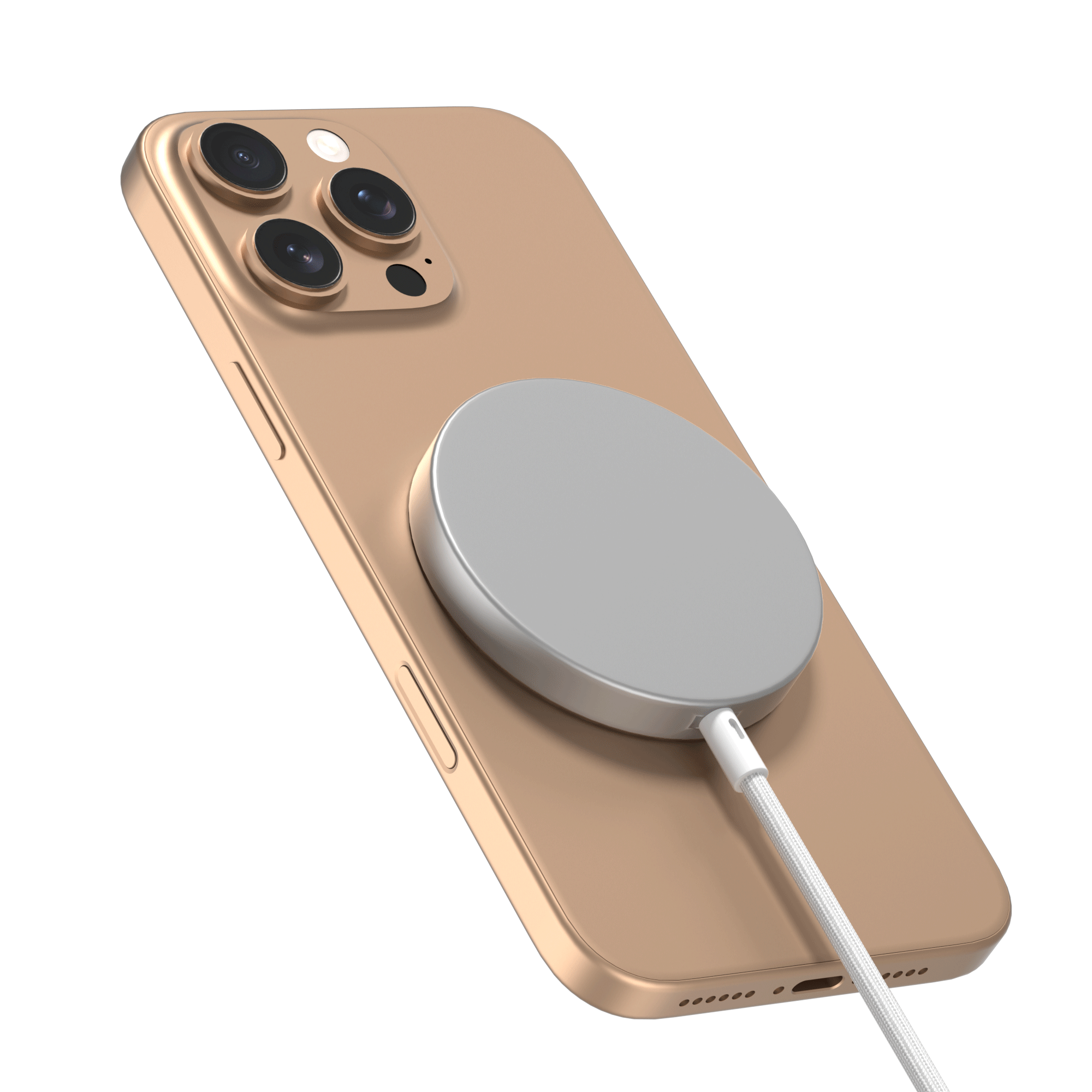 Apple iPhone 13 Qi2 Cargador Inalámbrico Magnético 15W blanco