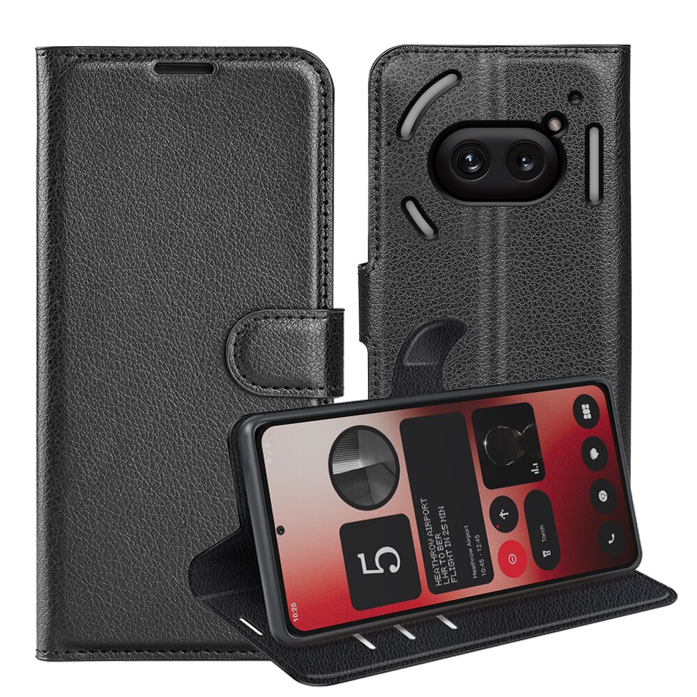 Funda cartera Nothing Phone 2a Negro