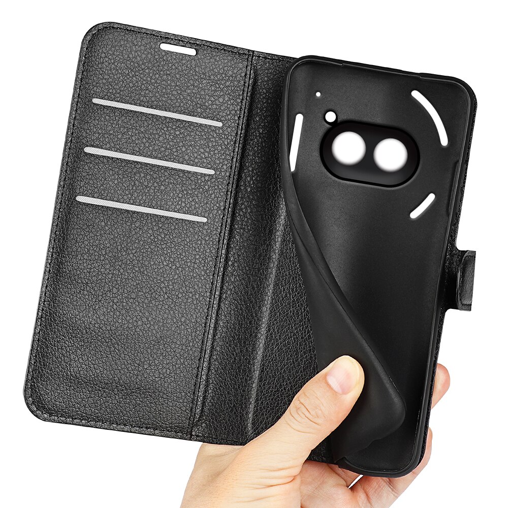 Funda cartera Nothing Phone 2a Negro