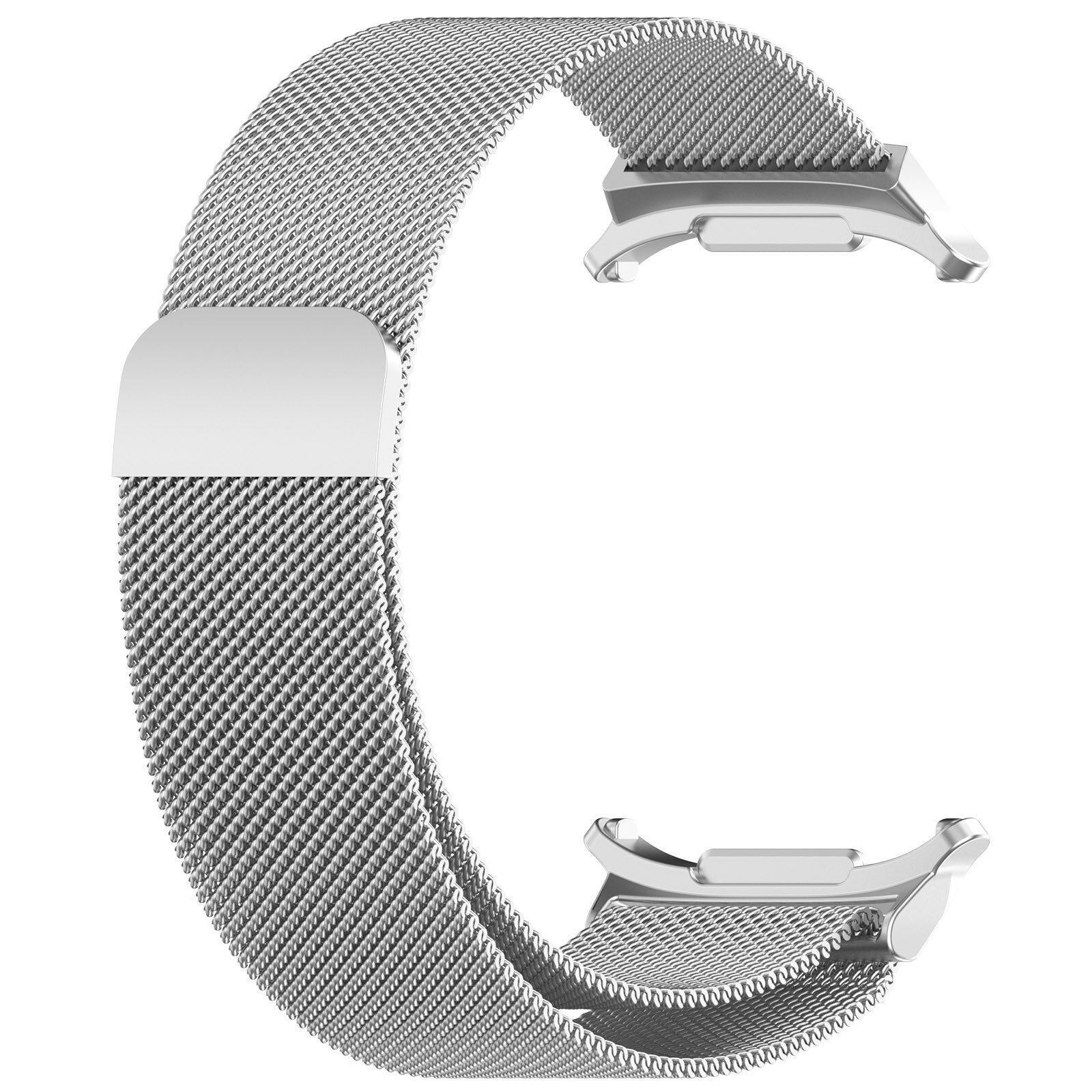 Pulsera milanesa para Samsung Galaxy Watch Ultra 47mm, Plata