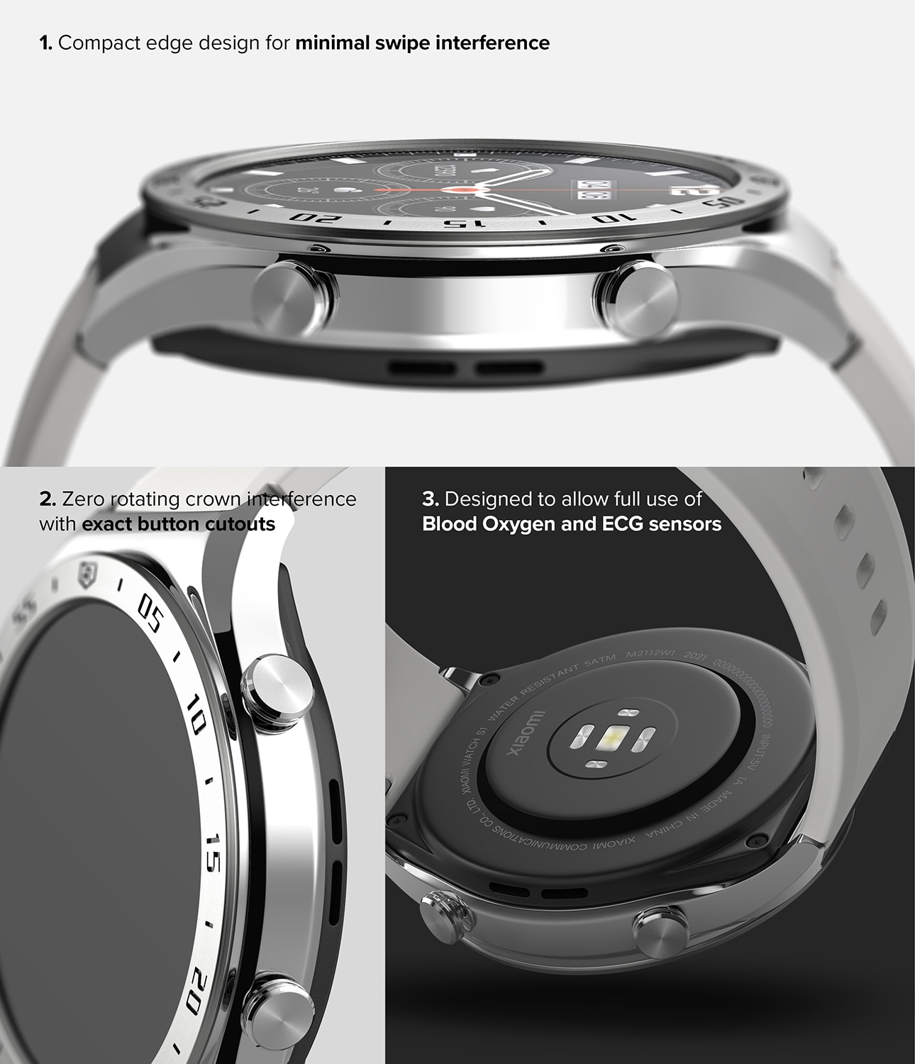 Bezel Styling Xiaomi Watch S1 Plata