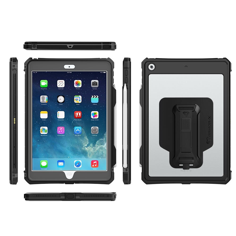 Funda MX Waterproof iPad 10.2 8th Gen (2020) Clear/Black