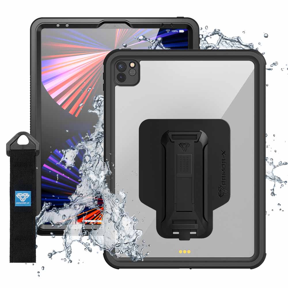 Funda MX Waterproof iPad Pro 12.9 5th Gen (2021) Clear/Black