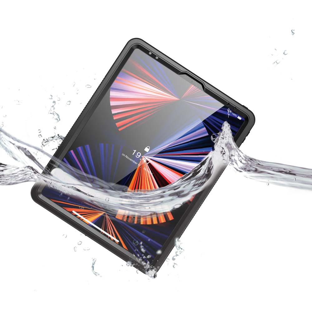 Funda MX Waterproof iPad Pro 12.9 5th Gen (2021) Clear/Black