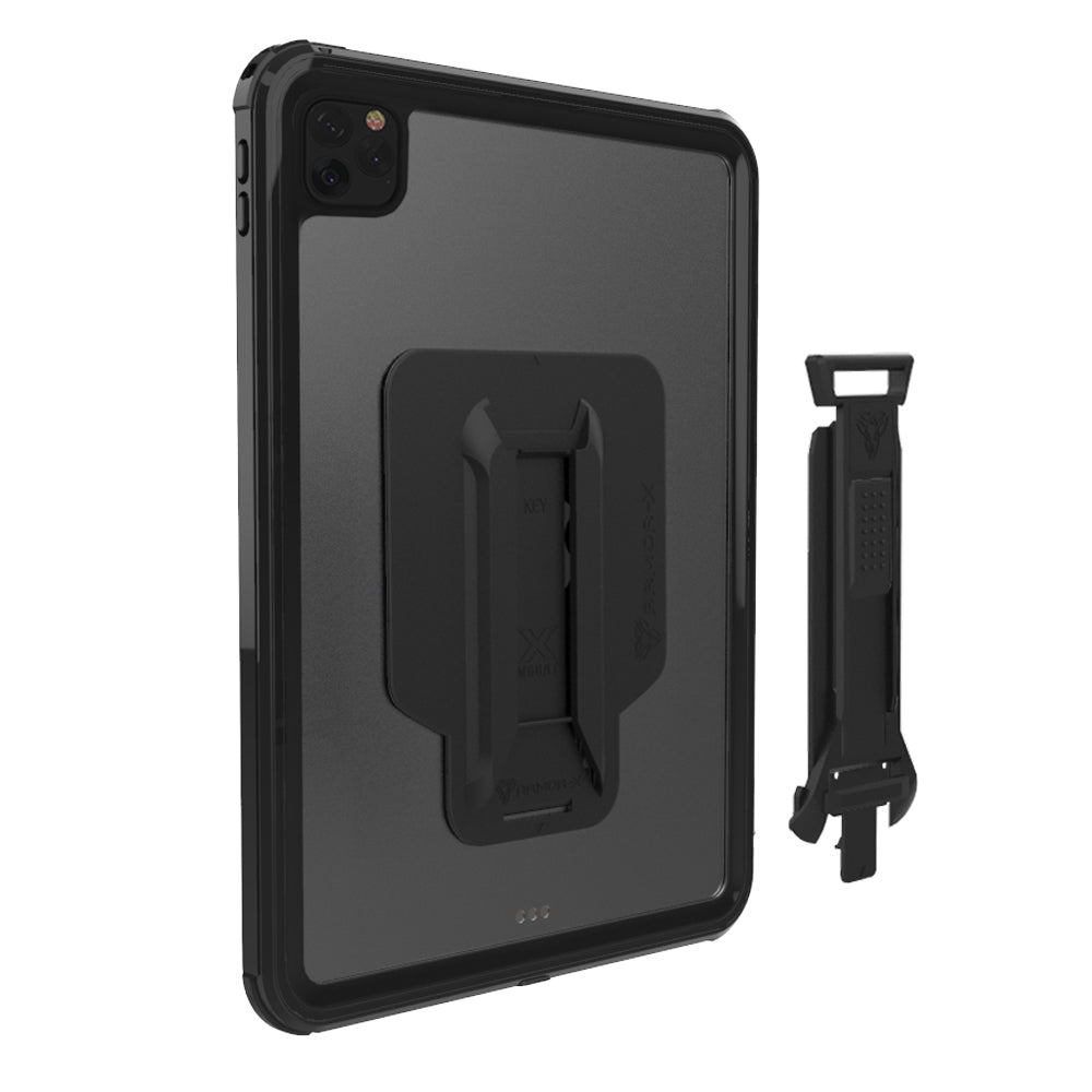 Funda MX Waterproof iPad Pro 12.9 5th Gen (2021) Clear/Black