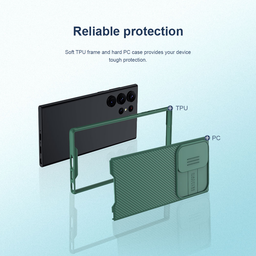 Funda CamShield Samsung Galaxy S23 Ultra Verde